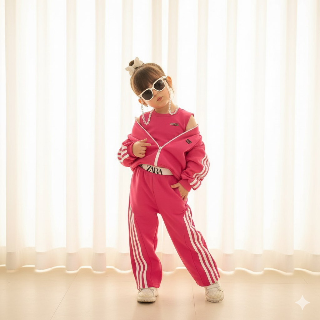 ست سه تکه اسپرت دخترانه