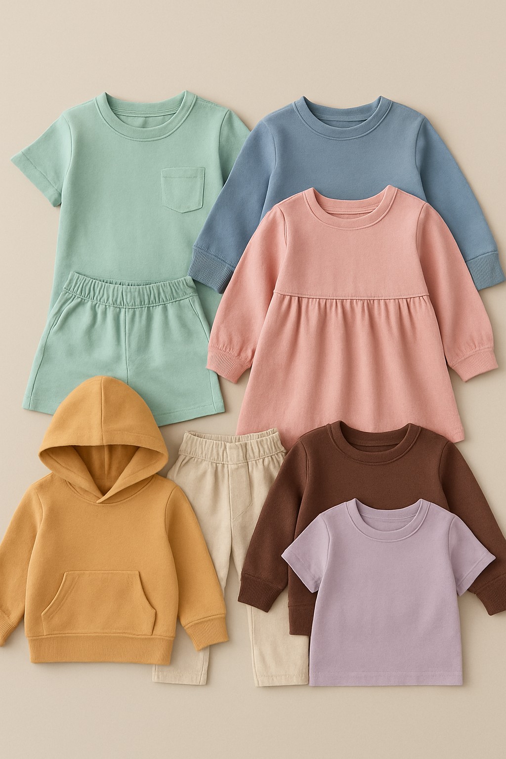 رنگ‌های ترند امسال لباس بچه‌گانه