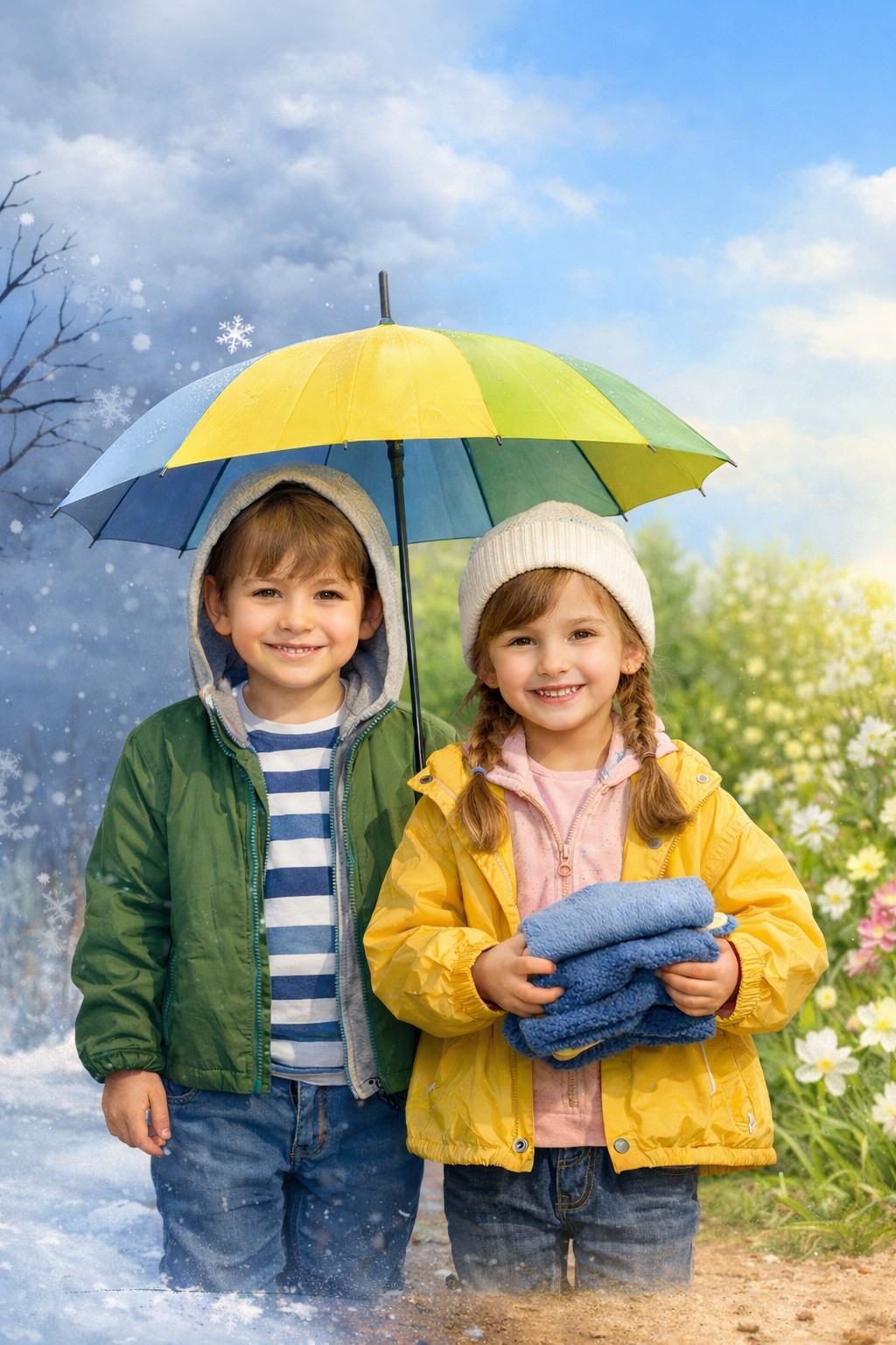 راهنمای لباس بچه‌ها در هوای متغیر اسفند و اوایل بهار | انتخاب هوشمند والدین