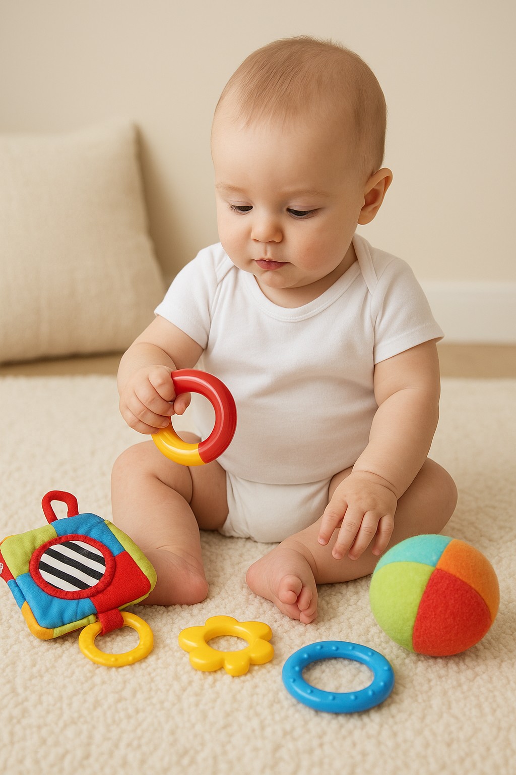 ۵ نکته مهم برای خرید اسباب‌بازی برای کودکان زیر یک سال