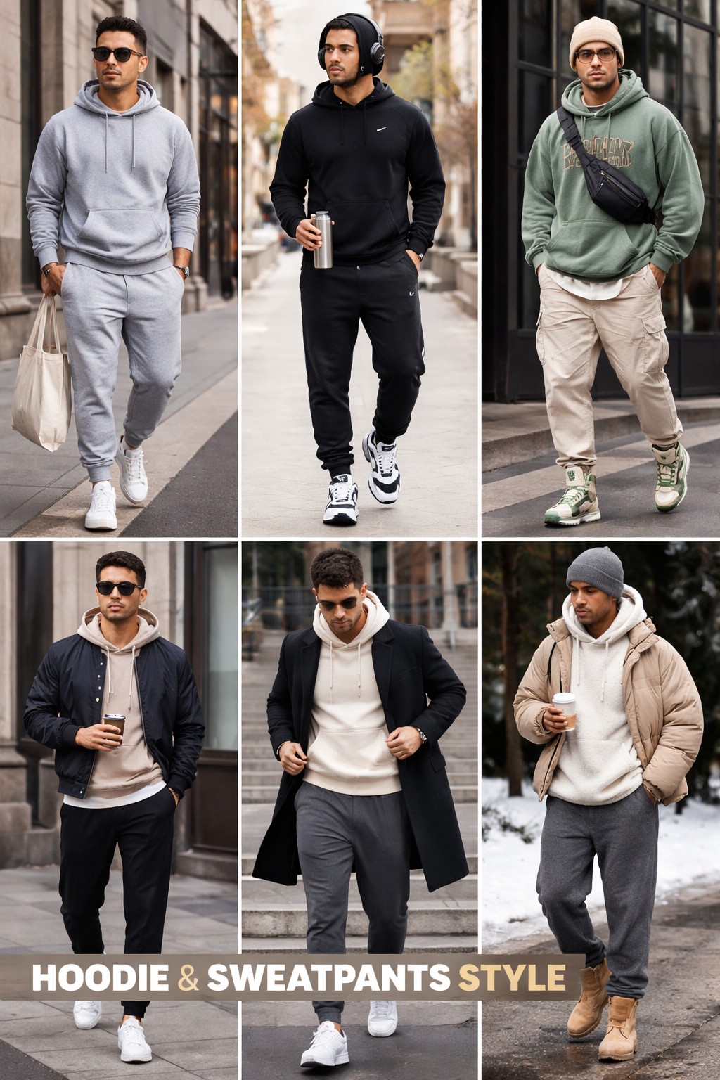 انواع استایل با سوییشرت و شلوار | راهنمای ست کردن شیک و راحت